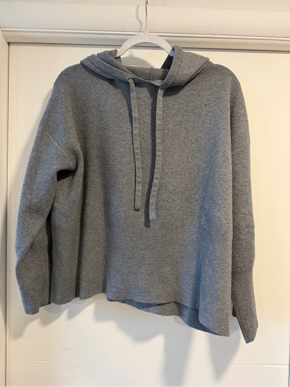 a new day Gray Knit Hooded Sweater